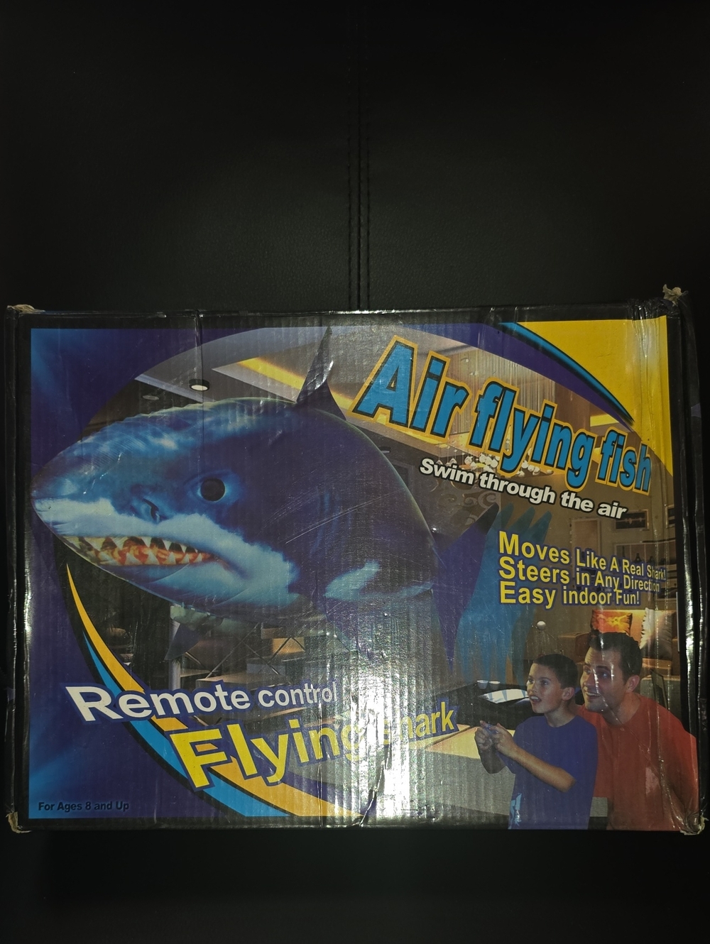 Air Flying Fish Remote Control Flying Shark - Blue
